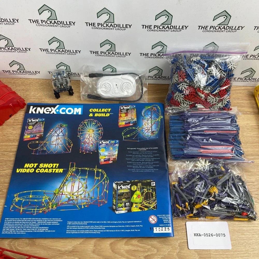 K'NEX Rocket Boost Roller Coaster Motorized Building Set 1108pc